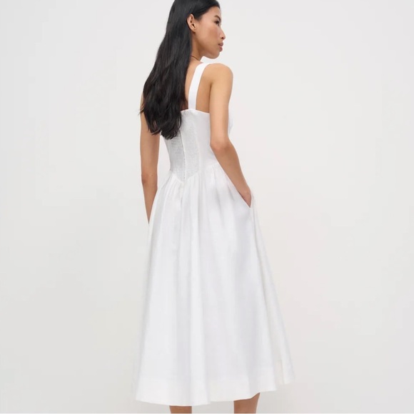 NWOT Reformation Petites Balia Linen Dress | size 4 - Picture 4 of 9